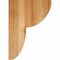 Ekena Millwork Crestline Rough Sawn Corbel, Western Red Cedar, 4"W x 10"D x 14"H COR04X10X14CRE00RWR - alternate 4